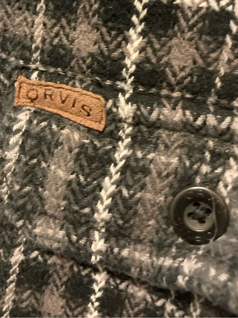 ORVIS Men's Heavyweight Long-Sleeve Flannel Shirt - Size Medium - Picture 6 of 11